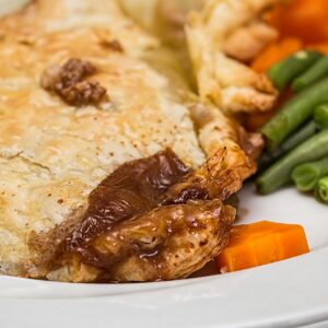 meat pie, pie, puff pastry